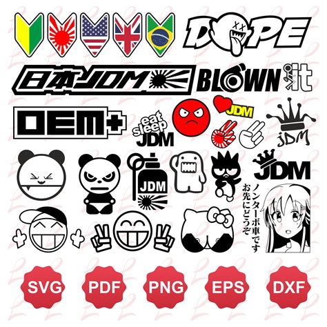 jdm car stickers